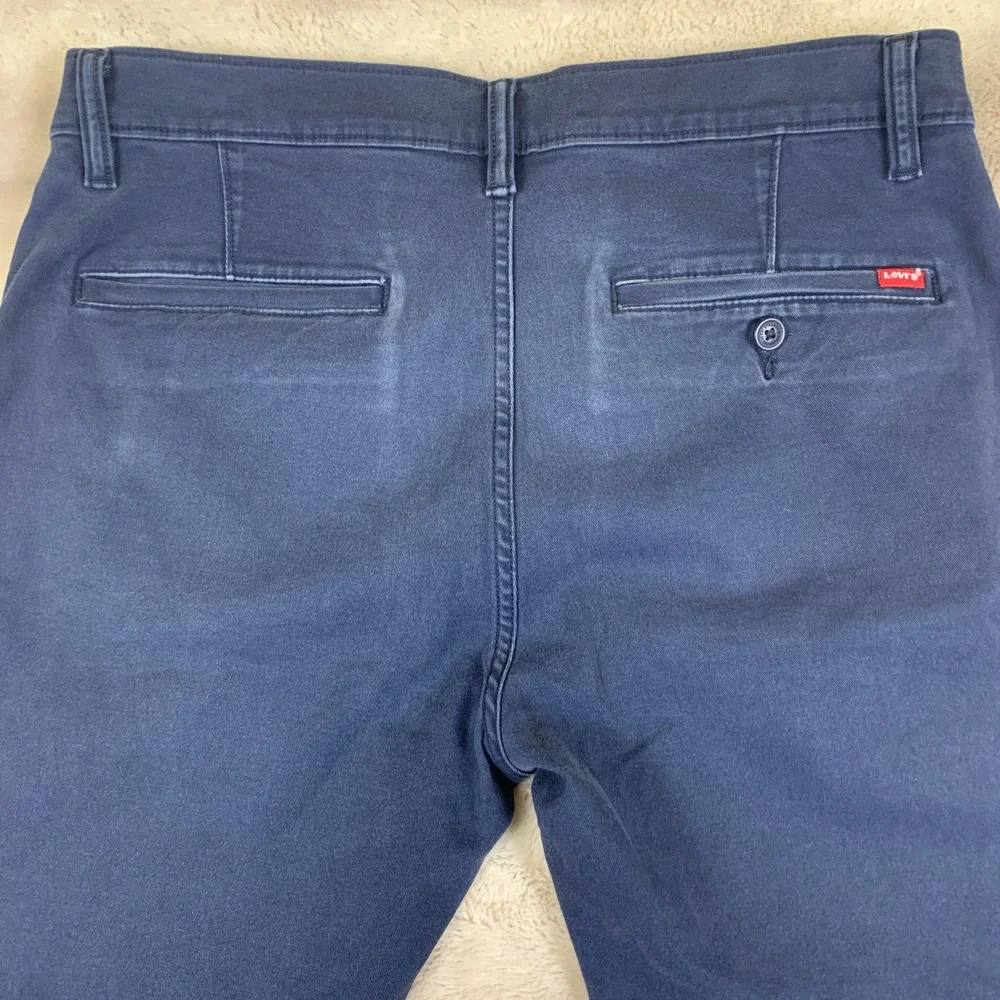 Levi's XX Chino‎ Standard Taper Pants Mens 32x32 (fits 29L) Navy Cotton Twill